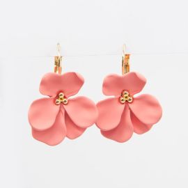 Stella+Gemma Earring Hydrangea Petal Coral